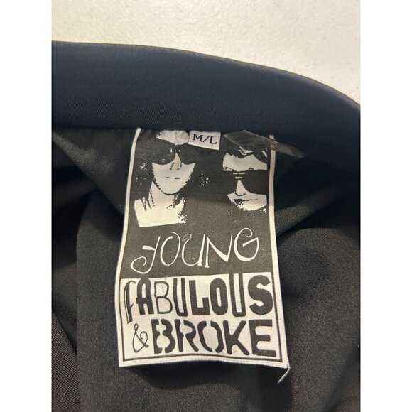 Young Fabulous & Broke On The Road Tokyo Faux Fur Jacket M/L - Picture 5 of 6